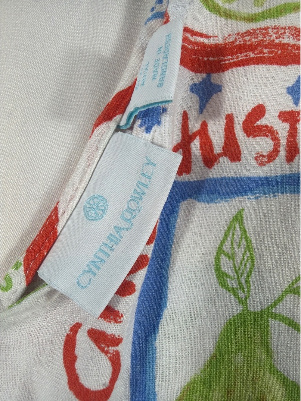 Cynthia Rowley Dress with Designs Size XL - Picture 2 of 8